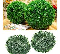 Décoration de Balle de Plante en Plastique Vert Maison Extérieur de Mariage de Mariage Décoration Plantes Herbe la Plus Haute qualité de la Plus Haute qualité Décoration de Balle de Plante en