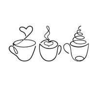 Décoration de bar à café, sculpture murale en métal, 20 x 13 cm, décoration murale de café, accessoire de comptoir artistique, pour la maison, le magasin d'angle, la cuisine