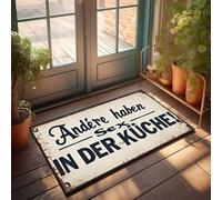 Décoration de bar amusante avec inscription « Others Have Sex In The Kitchen » - Paillasson extérieur - Décoration d'automne - Grand paillasson pour entrée extérieure (65 x 90 cm)