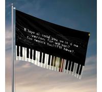Décoration de bar amusante « If Joys Are Called, Will It Make A Version For What Can » Drapeau Décorations de chambre à coucher Décoration de jardin (30 x 45 cm)