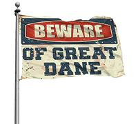 Décoration de bar pour la maison, le drapeau du dogue allemand, décoration d'automne, décoration de cour pour adolescents (30 x 45 cm)