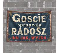 Décoration de bar pour les invités de la maison, assurez-vous que la joie entre juste au moment où elle laisse une tapisserie pour chambre de garçon, accessoires de bar (100 x 150 cm)