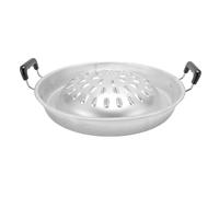 Décoration de barbecue en aluminium de style thaïlandais Lao coréen, table 2 en 1, antiadhésive, chauffage uniforme, poêle à charbon de bois pour camping intérieur et extérieur (35cm/13,78 pouces