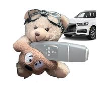 Décoration de barre d'essuie-glace de voiture, décoration d'ours de barre d'essuie-glace de voiture | Poupée d'ours en peluche Shift Rod - Décoration intérieure de voiture légère et portable pour