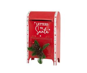 Décoration de boîte aux lettres en fer avec affichage autonome, F5247 | Fente visible sur le devant du courrier, construction décorative en fer, placement sur les vitrines d'armoire et les