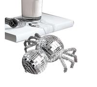 Décoration de boule disco | Boule miroir avec motif araignée, légère et mignonne pour centre de table pour anniversaire, bal de fin d'année, Noël, mariage, remise de diplôme
