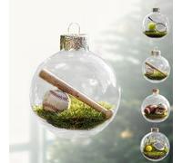 Décoration de Boule Scène Sportive Festival,Ornement De Noël pour Porche,Boules de Décoration de Noël,pour Intérieur Extérieur Table à Manger Fête d'Installation Salon Soirée Cheminée, Intérieur E-B