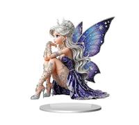 Décoration de Bureau 2D en Acrylique « Fée du Ciel étoilé » Personnage Fantastique Figurine 2D en Acrylique Cadeau d'anniversaire