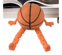 Décoration de Bureau de Basket-Ball, décoration de Basket-Ball Assis - Petite Figurine de Sport Portable et Amusante pour Les Fans, Hommes, Femmes et - Bureau, Table et décoration d'intérieur