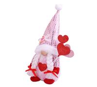 Décoration de bureau de vacances de gnomes de Saint-Valentin | Poupée sans visage pour salon, étude, bibliothèque, cheminée, coiffeuse, table de chevet, table de chevet, restaurant