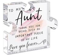 Décoration de bureau en acrylique gravé pour la fête des mères, maman, grand-mère, épouse, de la part de sa fille et de son fils