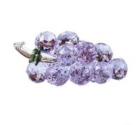 Décoration de Bureau en Cristal de Raisin - Cadeau de Mariage - Décoration pour Salon, Chambre à Coucher (Violet)