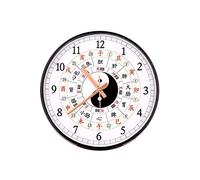 Décoration de bureau, Horloge murale for salon, horloge Bagua, boussole Tai Chi, décoration Feng Shui for et chambre, 29 cm x 34(A 1,L1)