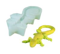 décoration de Bureau - Lot de 2 Grands moules en résine de Silicone en Forme de libellule et de lézard pour Suspension murale | moule en résine époxy | Moule de décoration d'halloween