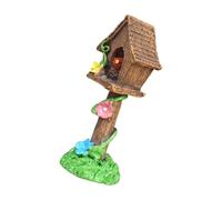 Décoration de bureau miniature en résine peinte à la main, ornement de jardin pour étagère, scènes de table et intérieurs de la maison Ornement de jardin miniature en résine peinte à la main,