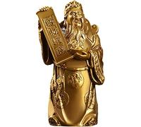 Décoration de Bureau Porte-Bonheur, Statue de Fortune Feng Shui, Sculpture Feng Shui du Dieu de la Richesse, décoration de Maison, de Bureau, Cadeau de prospérité, Cadeau de bénédiction en