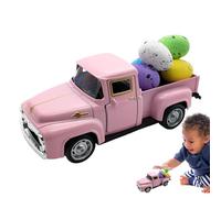 Décoration de camion de Pâques, Camion de Pâques | Modèle de collecte éducative avec des œufs - Modèle de camion vintage pour les vacances de printemps de Pâques, décoration de table de niveau de