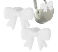 Décoration de casque | Attache en forme de nœud en silicone 3D - Fixation casque | Pour le travail, les voyages, les trajets en déplacement, les fêtes, les études en streaming