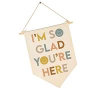 Décoration de chambre d'enfant Drapeau Jardin d'enfants Festival Art mural pour enfants d'âge préscolaire Fantaisie encourageant et drôle Décoration de maternelle