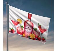 Décoration de chambre universitaire pour les gars Drambuie: une liqueur riche et mystérieuse avec une touche de whisky. Drapeau de jardin Accessoires de drapeau de dortoir drôles (30 x 45 cm)