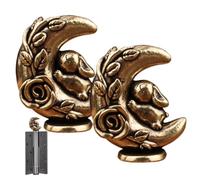 Décoration de charnière de porte magnétique en forme de mini lapin, couvercle de charnière en laiton rustique | pour armoire, étagère, placard, chambre à coucher, salon, ferme, entrée, meubles de