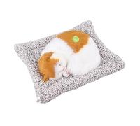 Décoration de Chat simulé Endormi, Jouet pour Chat Réaliste et en Peluche avec Son, Expressions Faciales Adorables, pour Enfants et Décoration Intérieure, en Poils Artificiels et