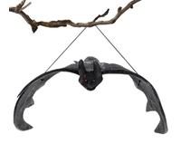 Décoration de chauve-souris à suspendre pour fenêtre - Décoration d'Halloween pour extérieur, intérieur, salle de classe, porche, patio, jardin, maison fantôme