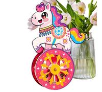 Décoration de Cheval à Bascule en Bois - Figurine décorative d'animaux à Monter soi-même, Ensemble de Construction de Puzzle en Bois - pour Femmes, Adolescents, Loisirs, Maison, Anniversaire