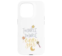 Décoration de Ciel Nocturne sur Le thème de la Berceuse Twinkle Twinkle Little Star Coque pour iPhone 15 Pro