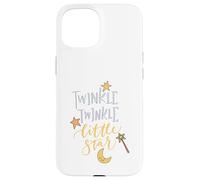 Décoration de Ciel Nocturne sur Le thème de la Berceuse Twinkle Twinkle Little Star Coque pour iPhone 15