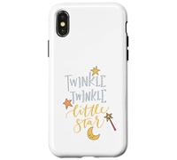 Décoration de Ciel Nocturne sur Le thème de la Berceuse Twinkle Twinkle Little Star Coque pour iPhone X/XS