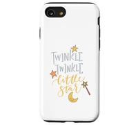 Décoration de Ciel Nocturne sur Le thème de la Berceuse Twinkle Twinkle Little Star Coque pour iPhone SE (2020) / 7/8