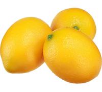 Décoration de citrons en plastique pour une ambiance élégante dans la cuisine et le magasin
