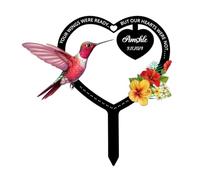 Décoration de condoléances pour cour extérieure Vos ailes étaient prêtes mais nos cœurs n'étaient pas personnalisés. Piquets métalliques colorés pour cimetière commémoratif personnalisé pour perte de