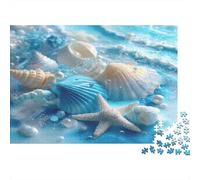 Décoration de Coquillages Puzzle 1000 Pièces Adulte avec Clic Parfait, Ensemble De Casse-tête en Puzzle énigme De Compétence Logique pour Un Hobby Créatif, Puzzle À La Meilleure Évaluation 52x38