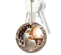 Décoration de crèche de Noël en acrylique | Décoration 2D pour sapin de Noël Jésus | Panneau de prière de la Nativité en acrylique - Décoration de Pâques pour les vacances et la maison