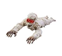 Décoration de d ' Halloween avec Momie motorisée, Yeux Rouges Brillants, étrange, Configuration de la Batterie, Accent Effrayant pour Les scènes de Salle de fête de l ' entrée, de la Cour de
