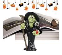 Décoration de de sorcière d'halloween, fantômes d'halloween | Sorcière effrayante, Chat Noir, Figurines en résine, Statue | Décoration de Table comme décoration d'halloween