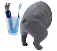 Décoration de dentifrice pour caca de chien, presse-dentifrice, couvercle en silicone à fermeture automatique pour chiot, gadget amusant avec torsion intéressante, accessoire de salle de bain, nouveau
