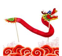 Décoration de Dragon en Papier Chinois | Petit Ensemble de Bricolage en Papier Dragon | Marionnette Dragon en du Nouvel an, de décoration intérieure, Jouets éducatifs de créativité