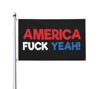 Décoration De Drapeau Amérique - Putain Ouais Uv Fade Résistant Drapeau De Jardin Imperméable Bannière De Cour Pour D'Intérieur Patio Porche 3X5 Ft