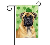 Décoration de Drapeau Chien de race Mastiff anglais Bannière 12x18 Inch | Amusant Drapeaux de Jardin Suspendre Bannière décorative pour Balcon Porche Extérieure
