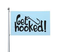 Décoration De Drapeau Devenez Accro Imperméable Bannière Décorative Double Face Drapeau De Jardin Pour Maison Extérieure Bureaux 3X5 Ft