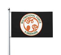 Décoration De Drapeau Force Multinationale Et Observateurs Double Face Décoration De Jardin Imperméable Bannière Pour Ferme Patio Extérieure 3X5 Ft