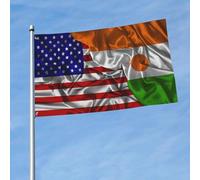 Décoration De Drapeau Niger Nigerien Double Face Drapeaux Décoratif Imperméable Bannière Décorative Pour D'Intérieur Ferme Patio 3X5 Ft
