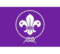 Décoration De Drapeau Organisation Mondiale Du Mouvement Scout Amusant Bannière Uv Fade Résistant Décoration De Jardin Pour Porche Ferme Patio 3X5 Ft