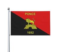 Décoration De Drapeau Ponce (Version De 1692) Amusant Bannière De Cour Imperméable Drapeau De La Fierté Pour Patio D'Intérieur Ferme 3X5 Ft