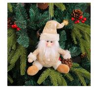 Décoration de fenêtre Père Noël, bonhomme de neige, élan, décoration de fenêtre à suspendre pour sapin de Noël (modèle ancien)