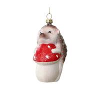 Décoration de festival renards/hérisson - En plastique - Boule de Noël - Réutilisable - Artisanat de vacances pour arbre, mur, fenêtre, renard/hérisson - Boule de Noël