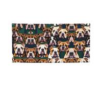 Décoration de fête avec imprimé bouledogue anglais, meilleurs drapeaux pour événements, designs innovants pour les fournitures de fête d'anniversaire